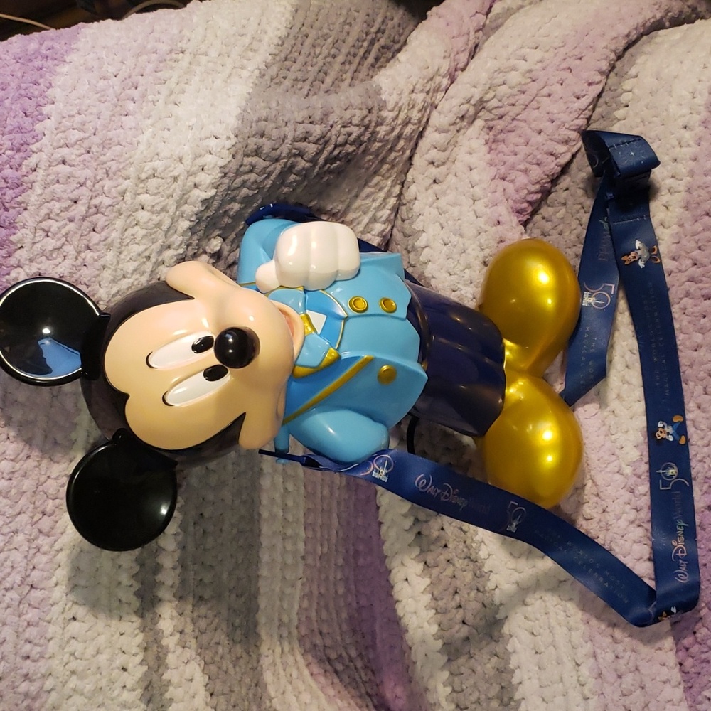 Mickey Mouse 50th Anniversary popcorn bucket Walt Disney World